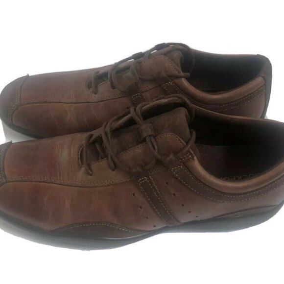 Rockport Men\'s Shoes 10.5 Leather Brown Lace up main image 16